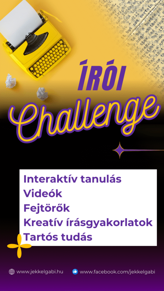 Írói challenge