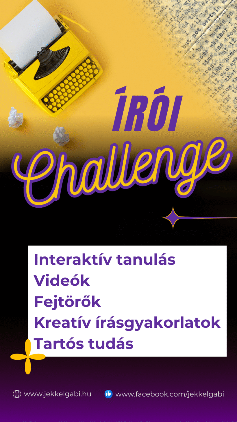 Írói challenge